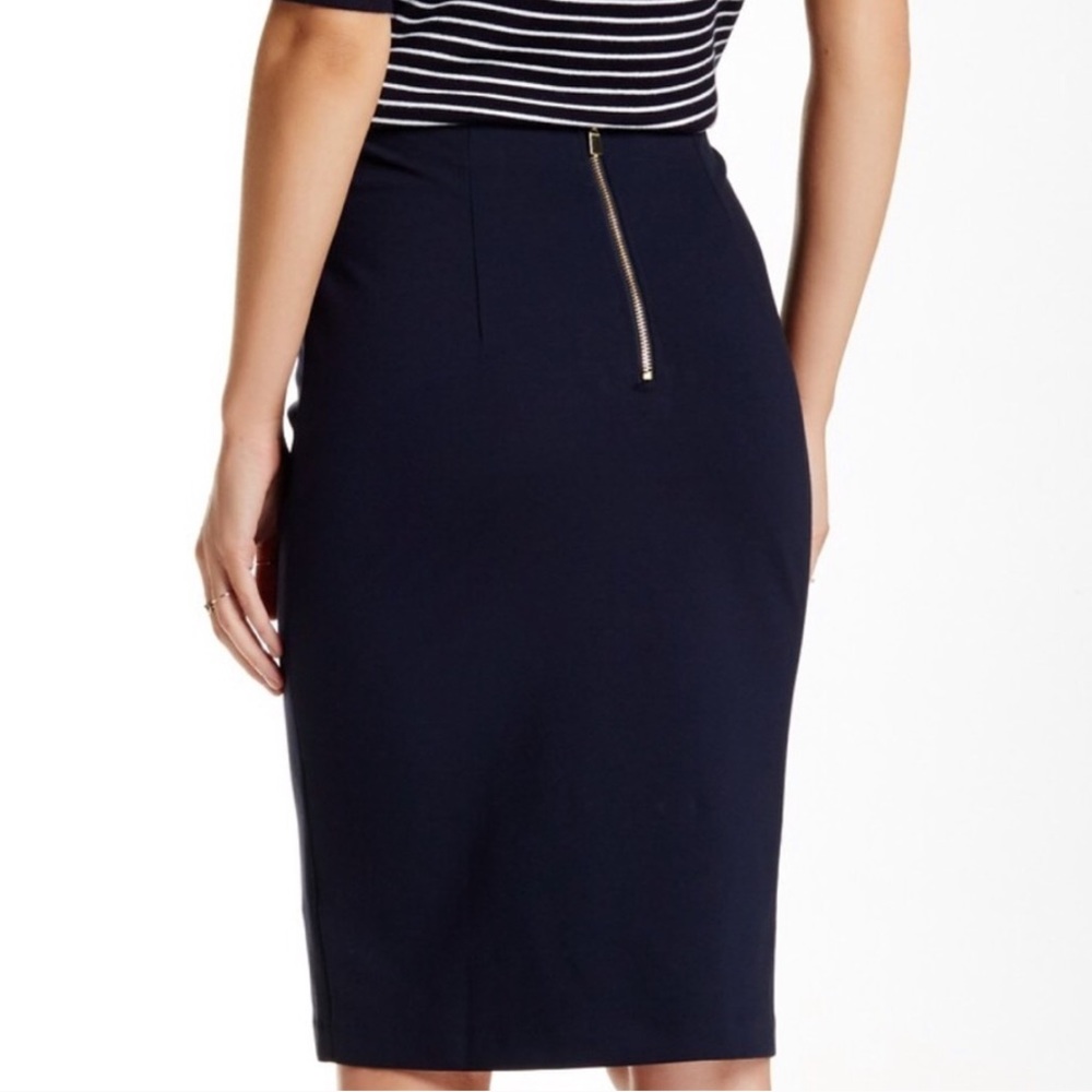 Philosophy Navy Pencil Skirt